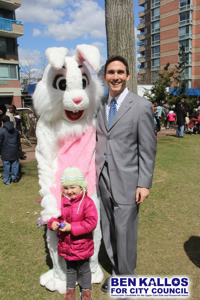 Ben Kallos picks up endorsement of Easter Bunny