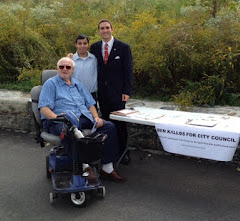 Jim Bates, Saul Nadel and Benjamin Kallos at Fall for Arts on Roosevelt Island